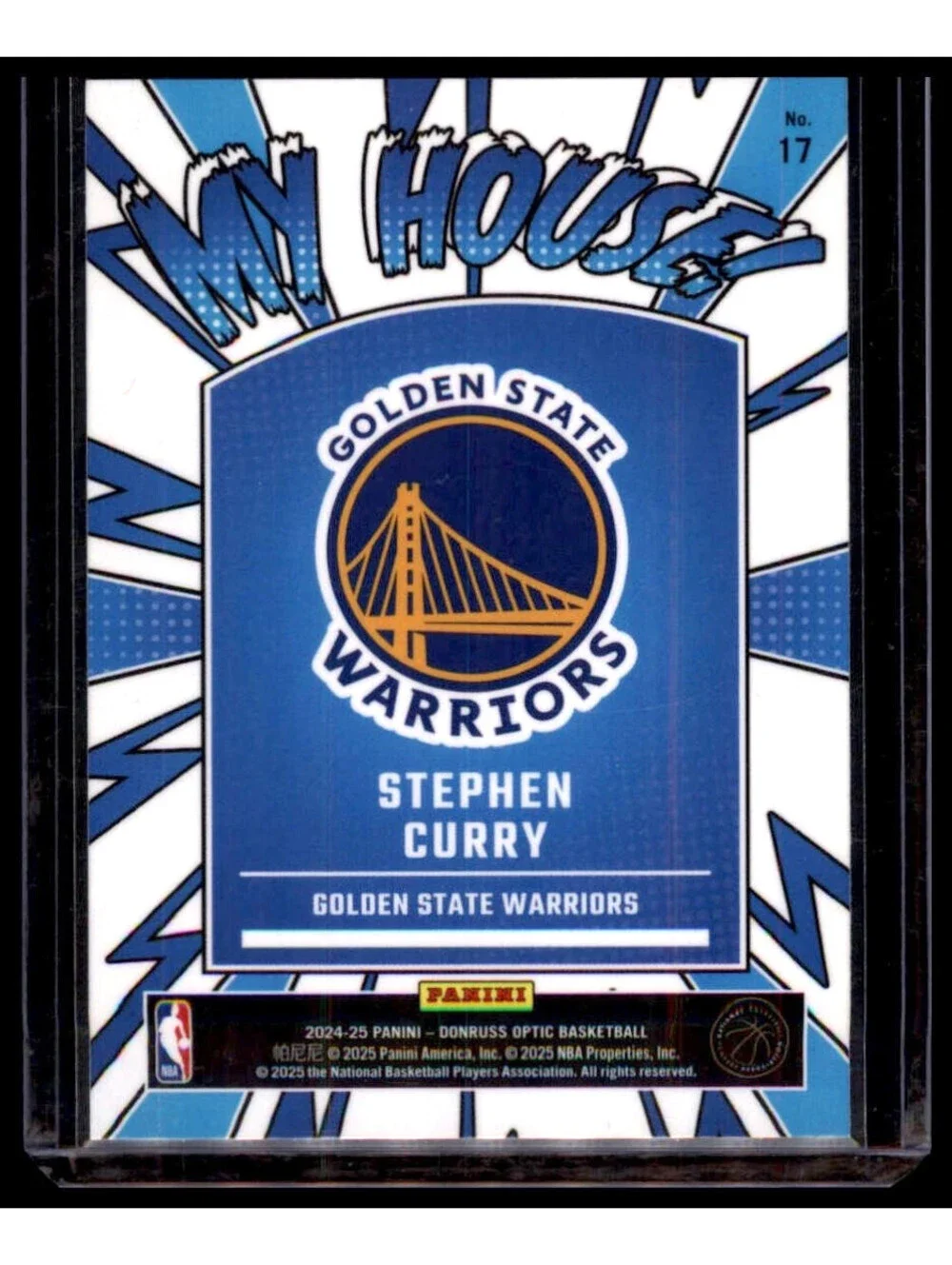 2024-25 Panini Donruss Optic - My House Stephen Curry #17